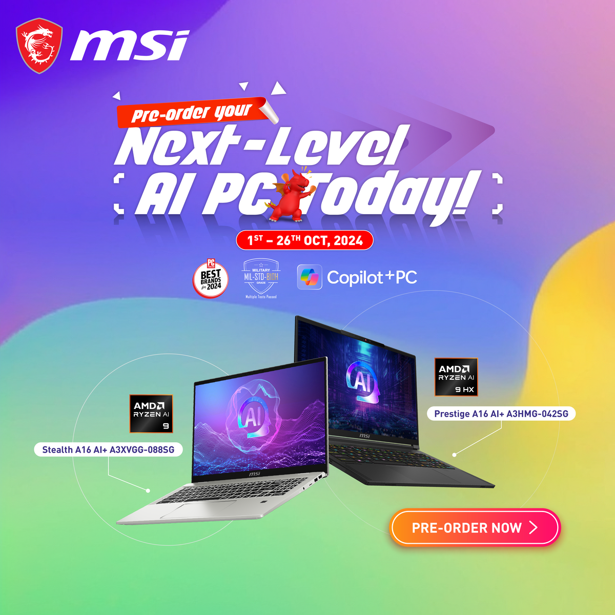 Strix Point Next-Level AI PC – MSI Online Store | Singapore