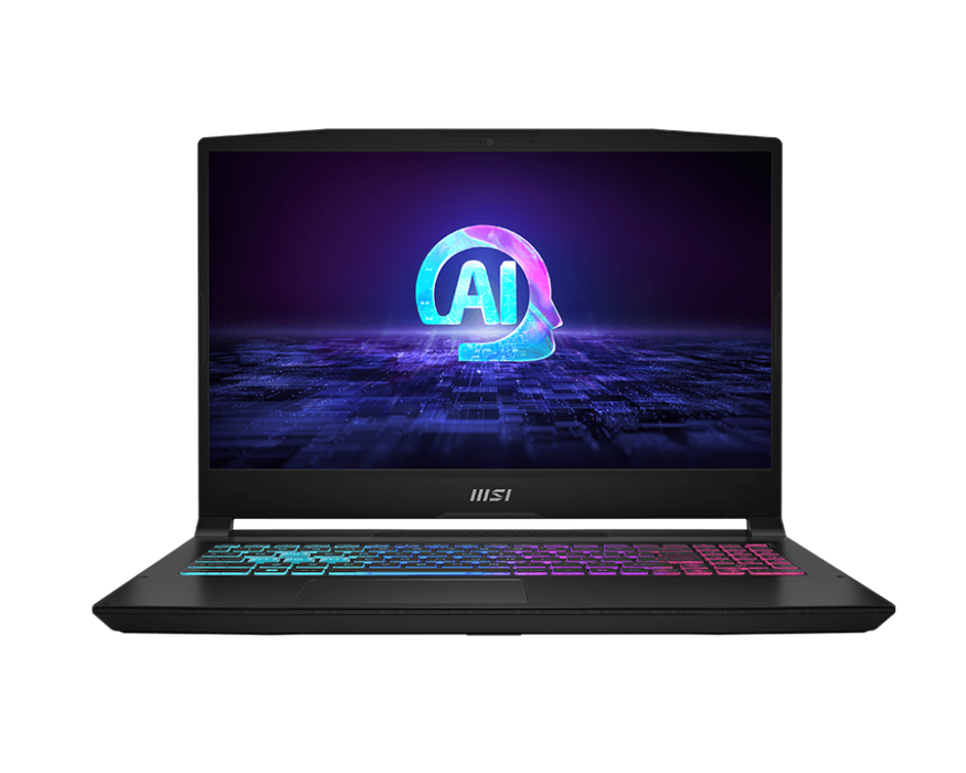 Katana A15 AI, powered by the AMD Ryzen™ 7 8845HS Processor, features Discrete Graphics Mode (MUX design) for maximum performance. With exclusive Cooler Boost 5 Technology and the MSI AI Engine for AI-powered computing, it’s the perfect laptop for both work and play. *Copilot feature availability may vary by market.