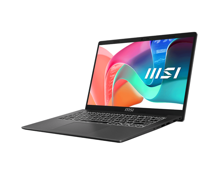 The Modern 14 F1M features USB-C PD charging and DP Matrix Display for up to 2 additional displays via USB-C and HDMI™. With the exclusive MSI AI Engine for performance optimization, it’s the perfect laptop for everyday use by students and professionals alike.