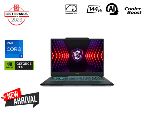 MSI Cyborg 14 A13V is MSI's latest offering, featuring the cutting-edge Intel 13th Gen Processor and an RTX 4060 Laptop GPU. Weighing a mere 1.6kg and sporting a swift 144Hz refresh rate, this laptop is the ideal companion for those on the move, seamlessly balancing work and play.