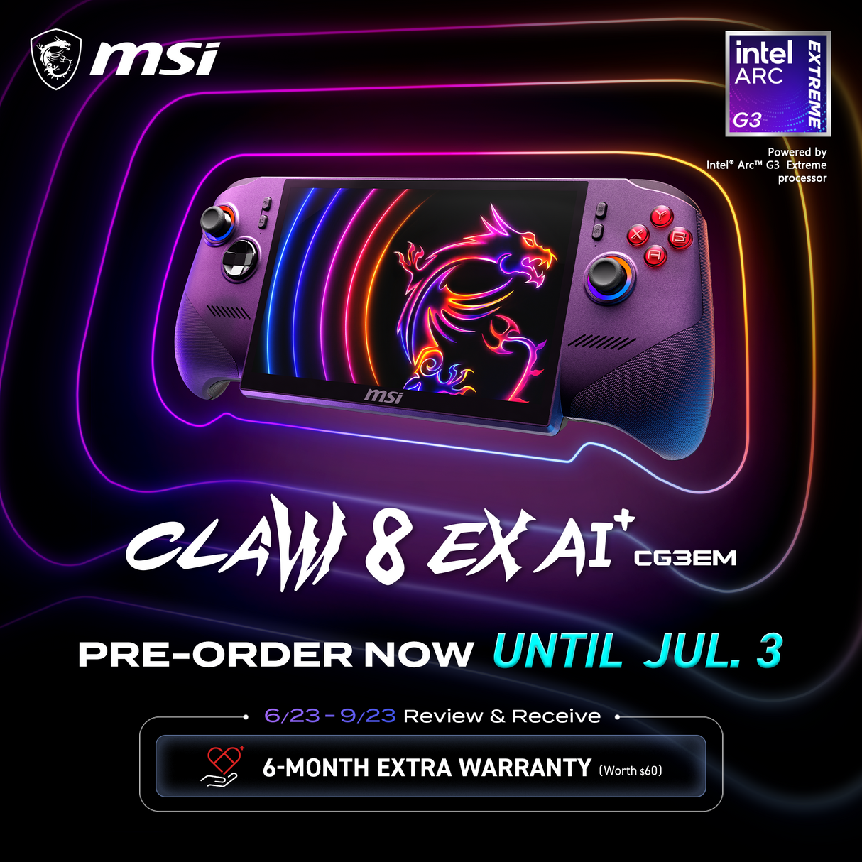 Claw 8 EX AI+ CG3EM Launch Pack-026SG [Pre-order ETA Jul/B]