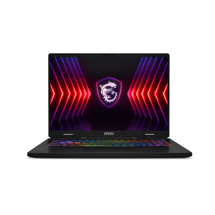 Crosshair 16 HX D14V is MSI's newest lineup, featuring a robust build quality for enhanced performance and cooling efficiency. Paired with an NVIDIA RTX 40 series laptop GPU and an Intel HX processor, it is the perfect laptop for heavy gaming, editing, and daily use.