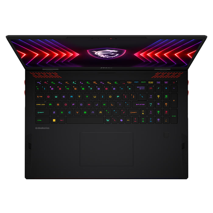 MSI Raider 18 HX is MSI's 2024 latest lineup of gaming laptop. A brand new all new refresh design equipped with intel HX processor, NVIDIA RTX 40 series laptop gpu and AI built-in. cutting-edge specifications, it delivers immense gaming power that is sure to boost your potential at light speed.