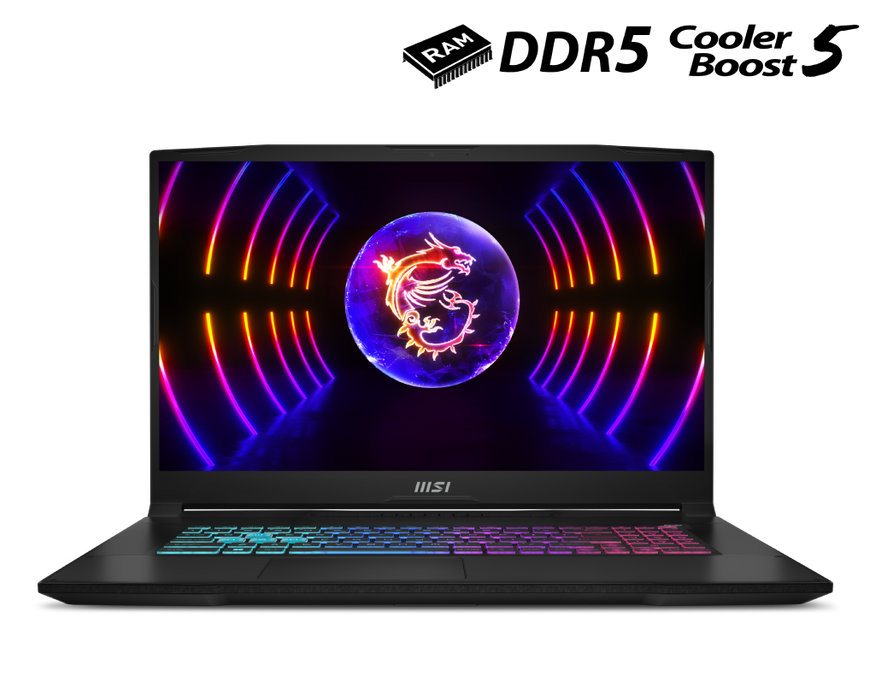 Katana 17 is equipped with Intel latest 13th processor and NVIDIA RTX 4060 Laptop GPU. It now comes with a MUX switch for optimized performance. 