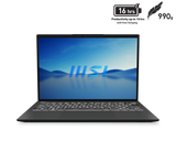 Prestige 13EVO laptop is MSI's lightest producitivty laptop at 990g, 16.9mm thin, equipped with latest intel 13th gen processor. It also has tobii aware technology for more privacy and security.